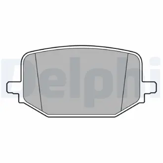Комплект гальмівних колодок Delphi LP3697
