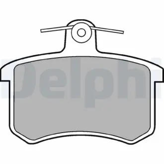 Гальмівні колодки дискові AUDI 100/A4/A8 "R "86-03 Delphi LP451