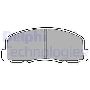 Гальмiвнi колодки дисковi Delphi LP458