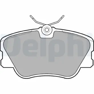 Гальмівні колодки дискові MERCEDES 190(W201)/200(W124)E(W124) "F "84-95 Delphi LP499