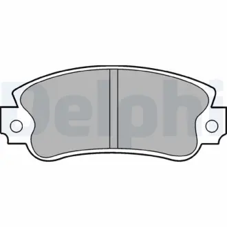 Комплект гальмівних колодок Delphi LP509