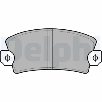 Комплект тормозных колодок Delphi LP56