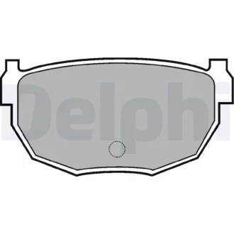 Комплект тормозных колодок Delphi LP570