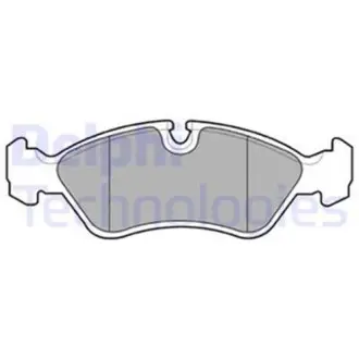 Гальмівні колодки дискові OPEL Astra/Kadett/Omega/Vectra "F "86-94 Delphi LP585