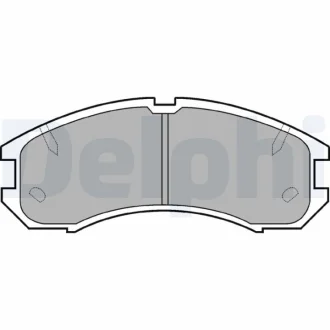 Комплект тормозных колодок Delphi LP595