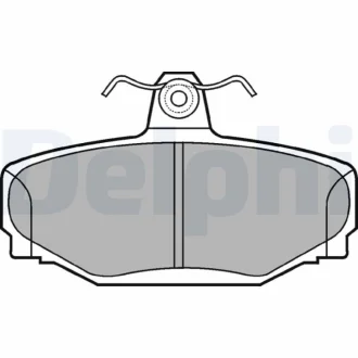 Комплект тормозных колодок Delphi LP637