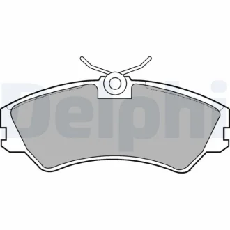 Комплект тормозных колодок Delphi LP668