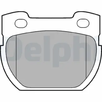 Комплект гальмівних колодок Delphi LP777