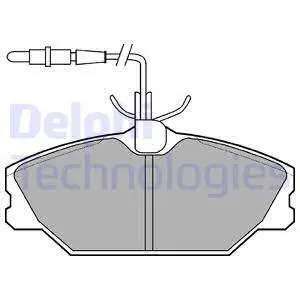 Комплект гальмівних колодок Delphi LP788