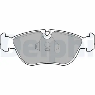 Комплект гальмівних колодок Delphi LP839