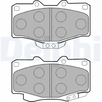 Гальмівні колодки дискові TOYOTA Hilux/Land Cruiser "F "89-05 Delphi LP854