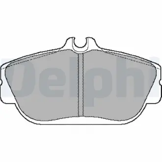 Комплект гальмівних колодок Delphi LP887
