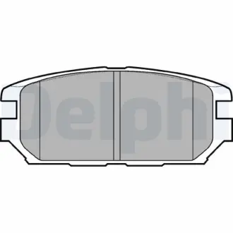 Гальмівні колодки, дискові Delphi LP921