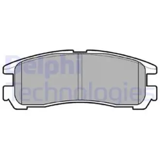 Гальмівні колодки дискові MITSUBISHI Sigma/Space/Galant/Pajero "R "91-07 Delphi LP955