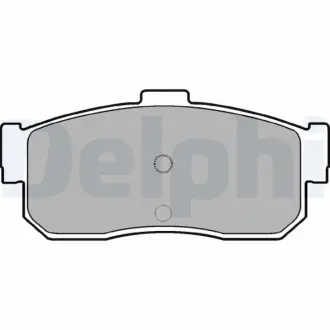Комплект гальмівних колодок Delphi LP971