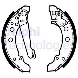Гальмiвнi колодки барабаннi Delphi LS1276