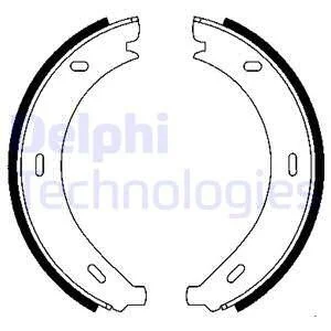 Комлект тормозных накладок Delphi LS1902