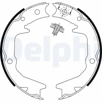 Гальмівні колодки, барабанні Delphi LS1913