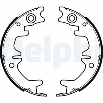 Колодки ручного гальма (170x40) Toyota Avensis 97-03, Camry 96-03 Delphi LS1974