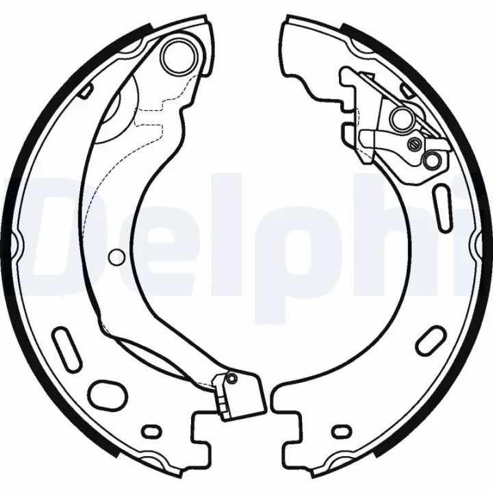 Гальмівна колодка LAND ROVER DISCOVERY III, DISCOVERY IV, RANGE ROVER SPORT I, RANGE ROVER SPORT II 2.0-5.0 07.04-03.22 Delphi LS1997 (фото 1)