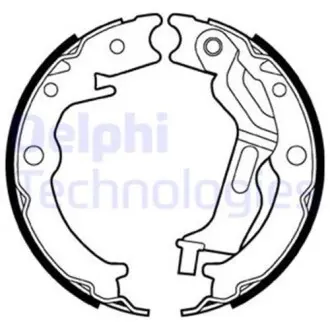 Гальмiвнi колодки барабаннi Delphi LS2025