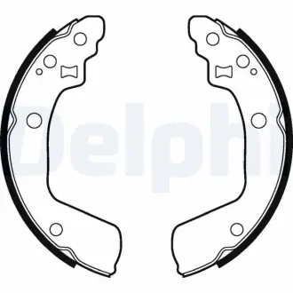Гальмівні колодки, барабанні Delphi LS2046
