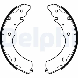 Комлект тормозных накладок Delphi LS2064