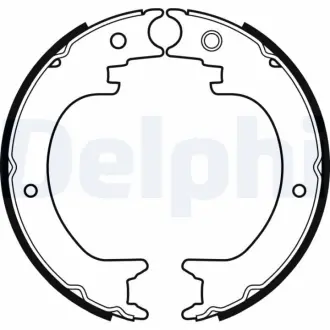 Гальмівна колодка Delphi LS2082