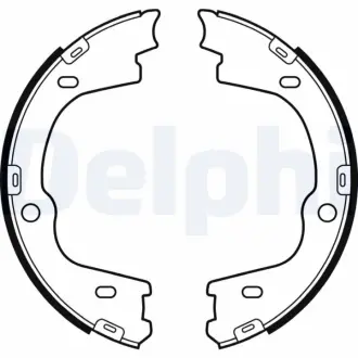 Гальмівні колодки, барабанні Delphi LS2086