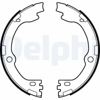 Гальмівні колодки, барабанні Delphi LS2119