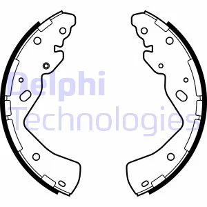 Комплект гальмівних колодок Delphi LS2143