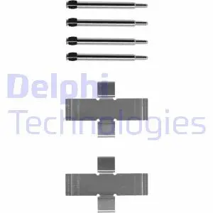 Монтажний компл.,гальм.колодки Delphi LX0006