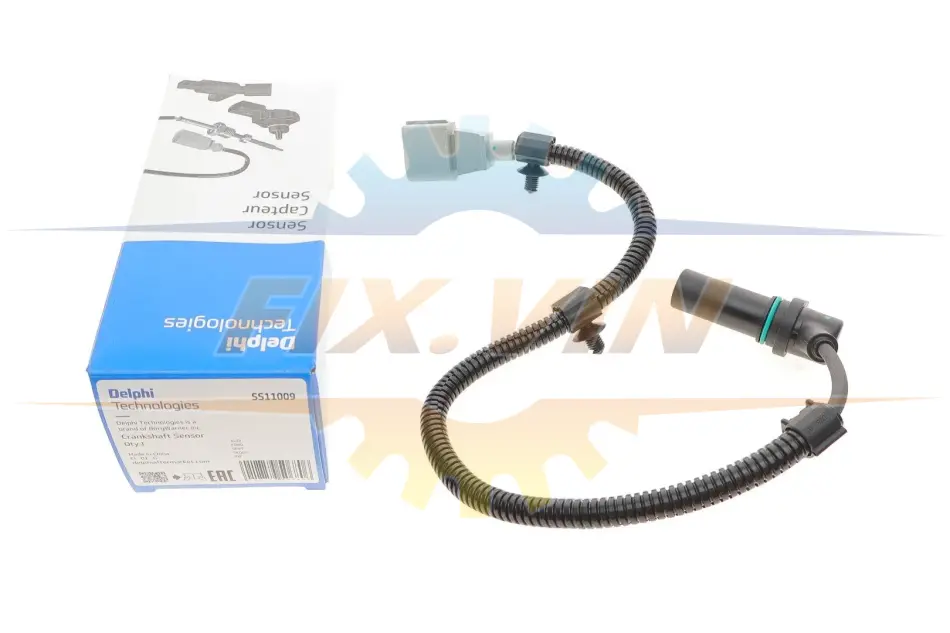 Датчик колінвала AUDI/SEAT/SKODA/WV A3/Leon/Octavia/Golf 1,9TDi "97-10 Delphi SS11009 (фото 1)