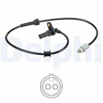 DELPHI RENAULT Датчик ABS задн.прав.Kangoo 03- Delphi SS20590