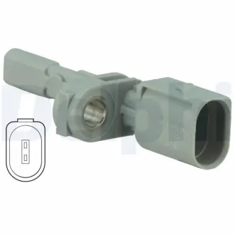 Датчик ABS задн Лів/Прав AUDI A3, A3 ALLSTREET, Q2, Q3, TT CUPRA ATECA, FORMENTOR, LEON, LEON SPORTSTOURER SEAT ATECA, LEON, LEON SC, LEON SPORTSTOURER, LEON ST, TARRACO 1.0-Electric 04.04- Delphi SS20599