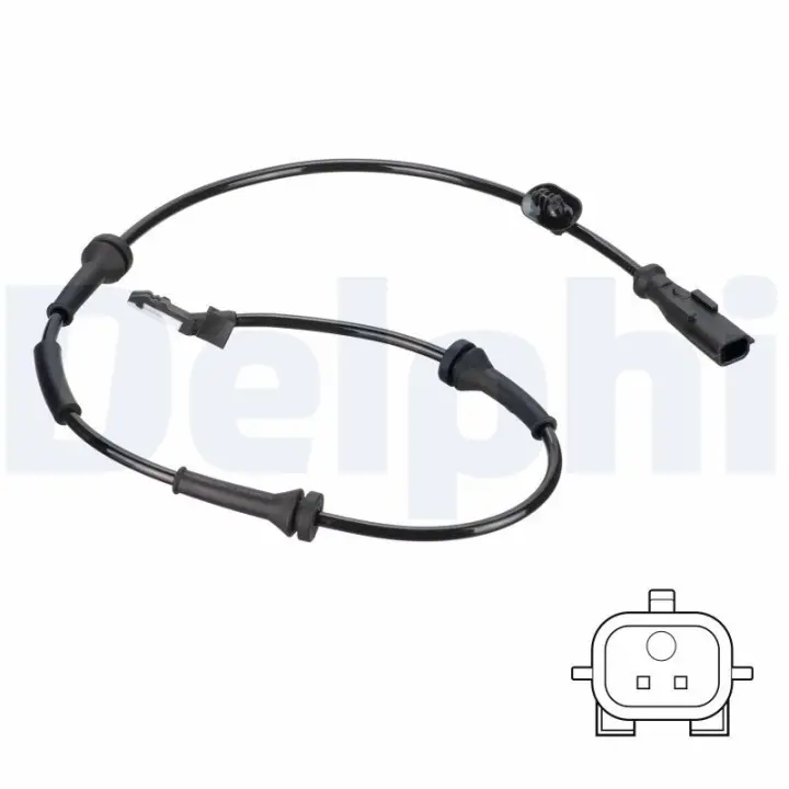 Датчик ABS (передній) Renault Kangoo 1.2/1.5 dCi/1.6 16V 08- Delphi SS20799 (фото 1)