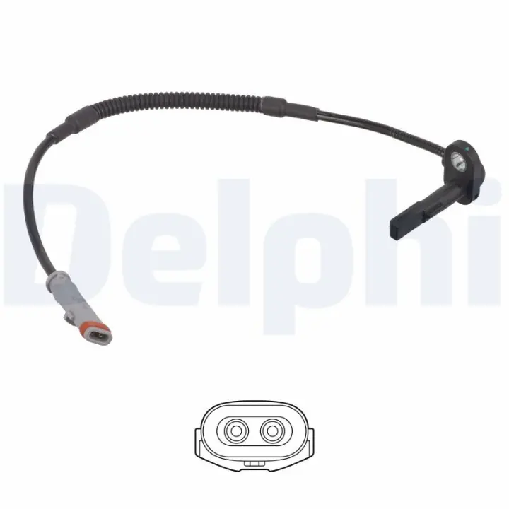 Датчик ABS передн. OPEL Astra J Delphi SS2125212B1 (фото 1)