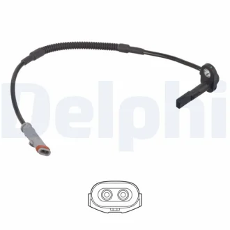 Датчик ABS передн. OPEL Astra J Delphi SS2125212B1