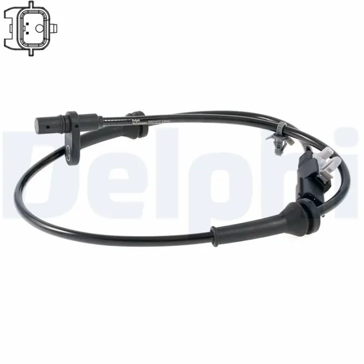 DELPHI NISSAN Датчик ABS лв QASHQAI II 1.2 DIG-T Delphi SS2127712B1 (фото 1)