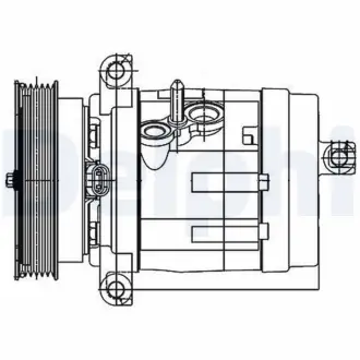 Компресор кондиціонера Delphi TSP0155984