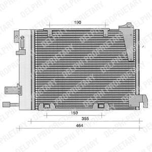 Радiатор кондицiонера Delphi TSP0225221