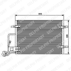 Радiатор кондицiонера Delphi TSP0225453