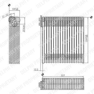 Випарювач кондиціонера Delphi TSP0525153