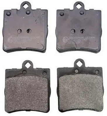 Комплект тормозных колодок, дисковый тормоз DENCKERMANN B110446 (фото 1)