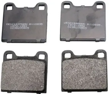 Гальмівні колодки дискові зад. Audi 80 72-86, VW Golf/Jetta/Passat 74-88 DENCKERMANN B110835