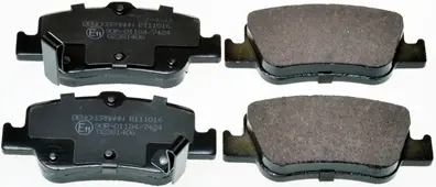 Гальмівні колодки задні Toyota Corolla/Auris/Yaris 1.0i-2.2D 01.07- DENCKERMANN B111016 (фото 1)