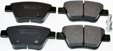 Гальмівні колодки зад. Audi A3/Seat Leon/Skoda Octavia, Superb, Yeti / VW Golf VI, Scirocco DENCKERMANN B111026 (фото 1)