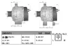 Генератор (14В, 100А, новий із заставою) TOYOTA AURIS, AVENSIS, COROLLA, RAV 4 III, VERSO, YARIS 1.6/1.8/2.0 11.06-06.20 DENSO DAN1011 (фото 4)