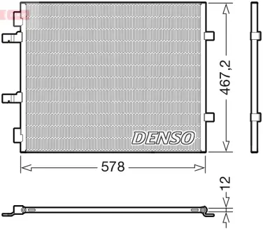 Конденсер кондиціонера DENSO DCN20042