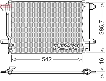 Конденсатор, система кондиціонування повітря DENSO DCN32072